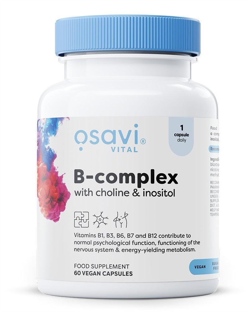 Osavi BComplex with Choline & Inositol 60 vegan caps- Lillys Pharmacy and Health Store
