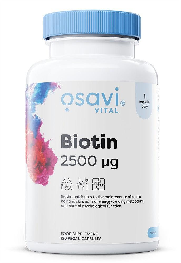 Osavi Biotin, 2500mcg 120 vegan caps- Lillys Pharmacy and Health Store