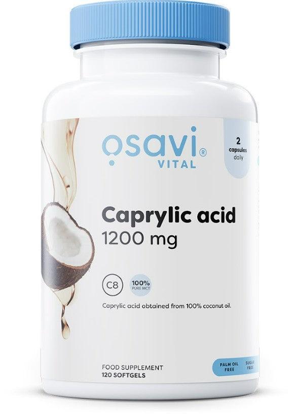 Osavi Caprylic Acid, 1200mg 120 softgels- Lillys Pharmacy and Health Store