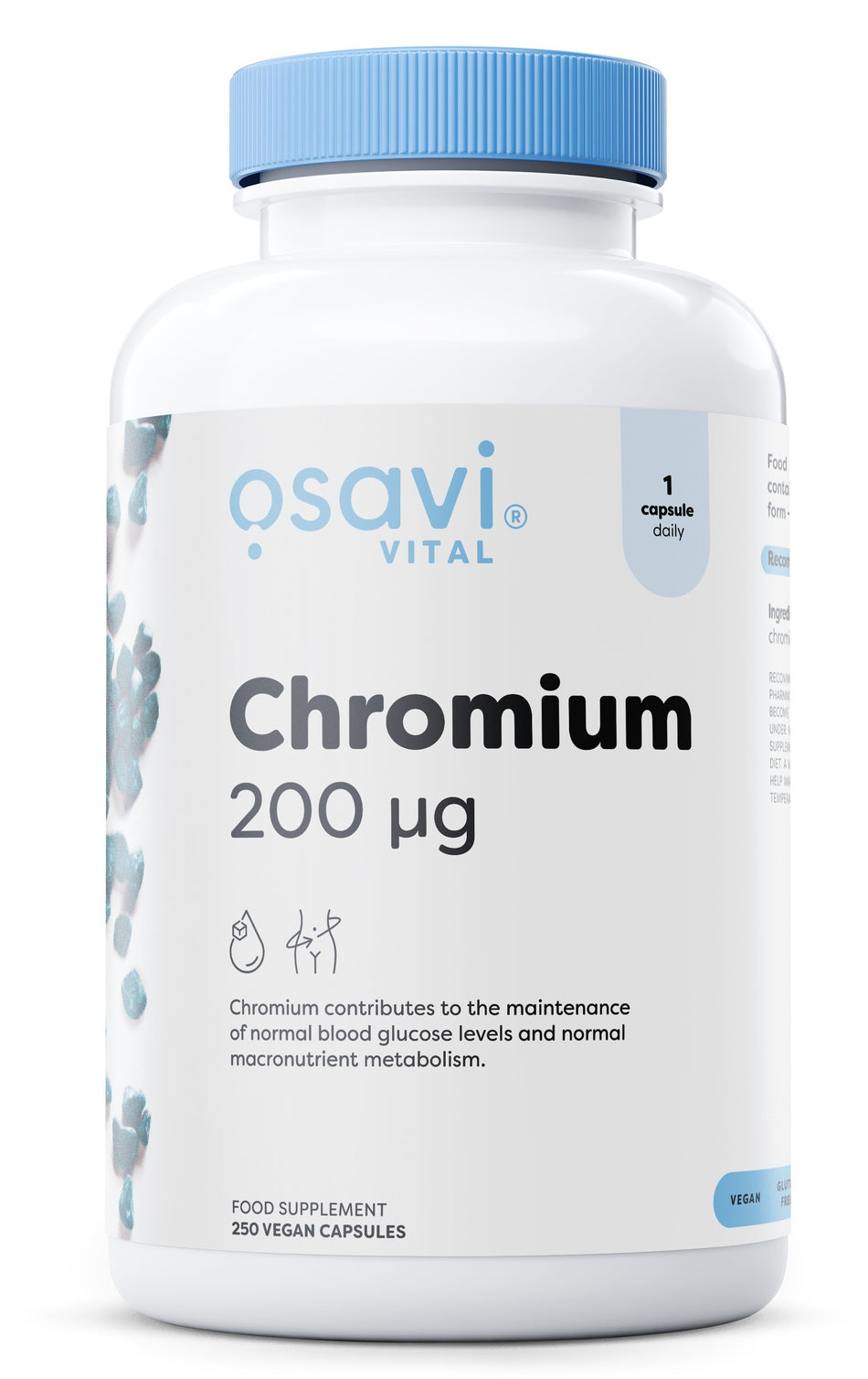 Osavi Chromium, 200mcg 250 vegan caps- Lillys Pharmacy and Health Store