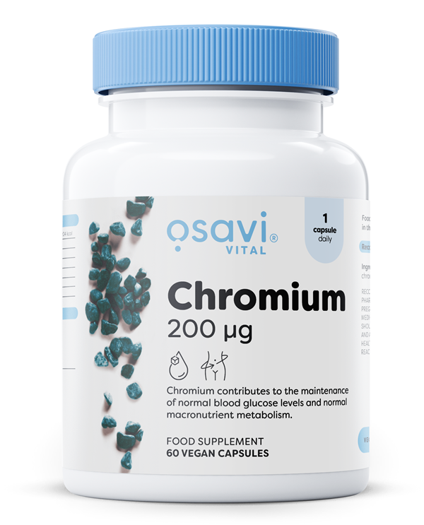 Osavi Chromium, 200mcg 60 vegan caps- Lillys Pharmacy and Health Store