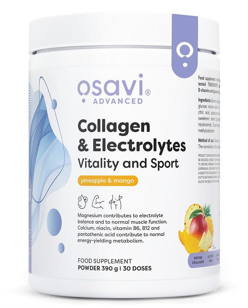 Osavi Collagen Electrolytes Vitality and Sport, Pineapple & Mango 390g- Lillys Pharmacy and Health Store