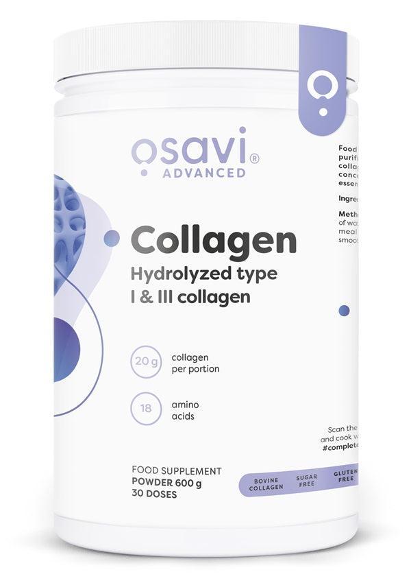 Osavi Collagen Hydrolysed Type I & III, Unflavoured 600g- Lillys Pharmacy and Health Store