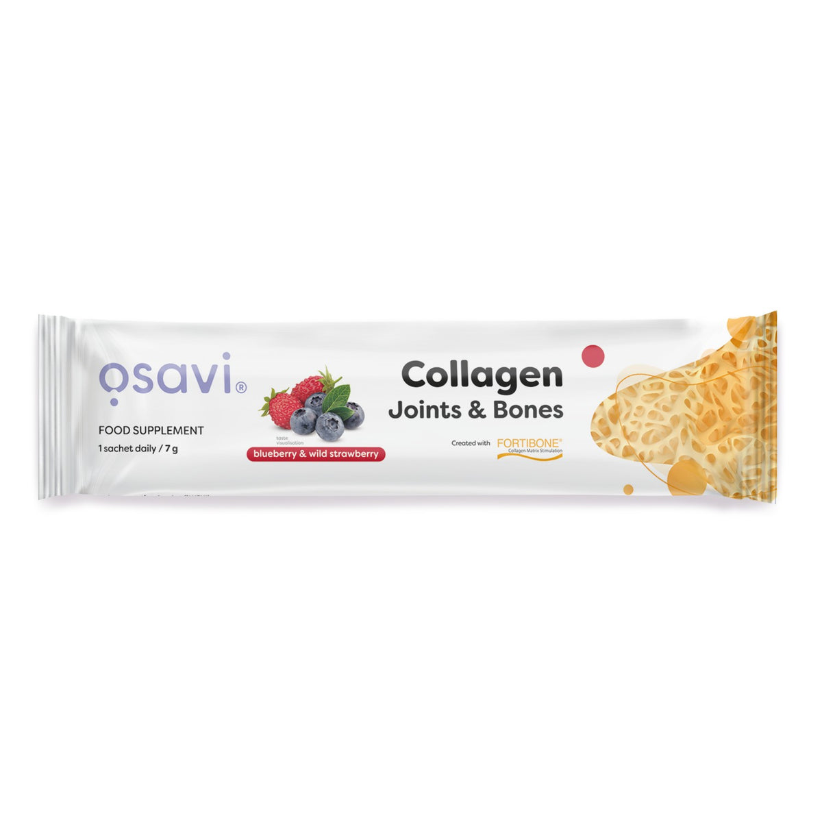 Osavi Collagen Joints & Bones, Blueberry & Wild Strawberry - 7g (1 serving) - Lilly’s Pharmacy & Health Store