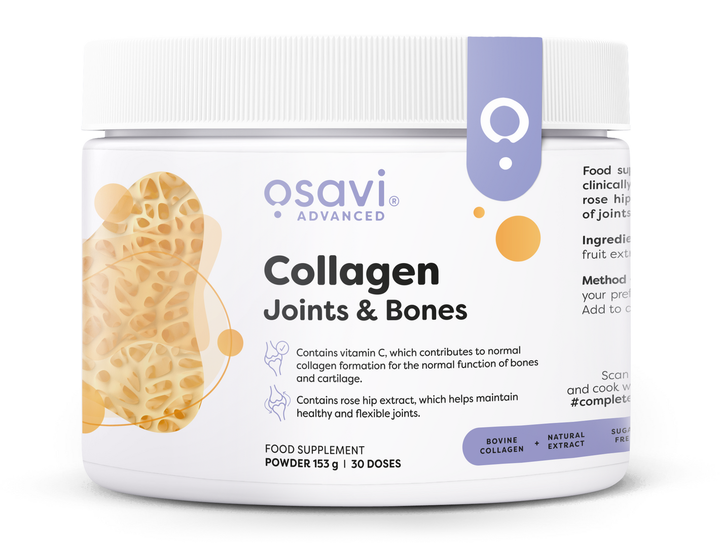 Osavi Collagen Peptides Joints & Bones 153g- Lillys Pharmacy and Health Store