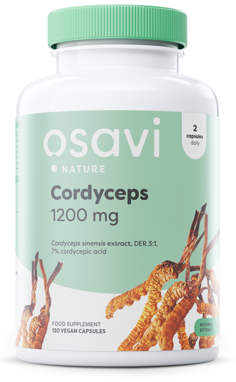 Osavi Cordyceps, 1200mg 120 vegan caps- Lillys Pharmacy and Health Store