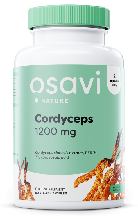 Osavi Cordyceps, 1200mg 60 vegan caps- Lillys Pharmacy and Health Store