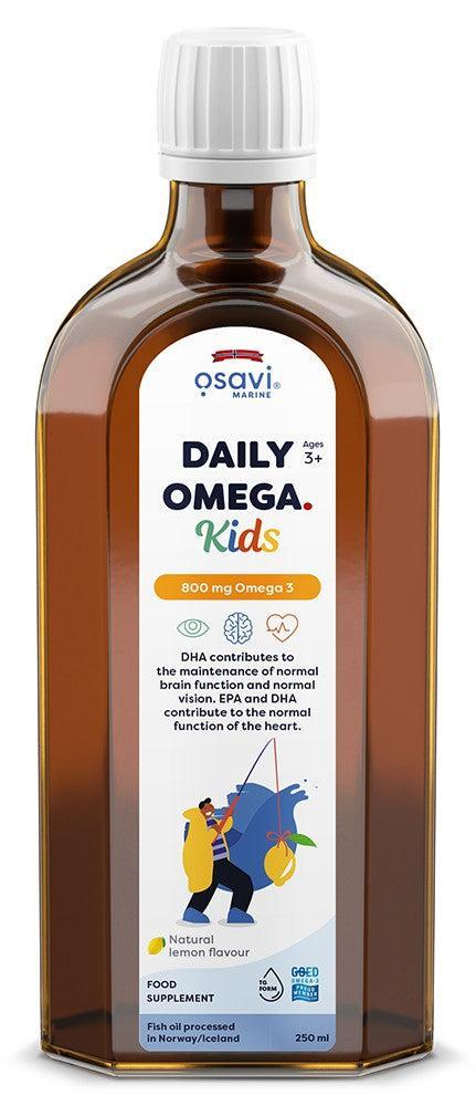 Osavi Daily Omega Kids, 800mg Omega 3 (Natural Lemon) 250 ml- Lillys Pharmacy and Health Store