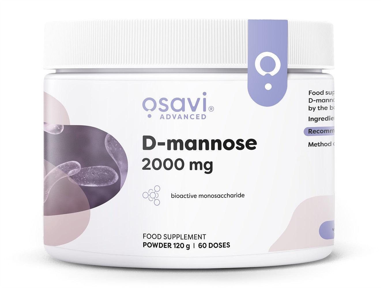 Osavi Dmannose Powder, 2000mg 120g- Lillys Pharmacy and Health Store