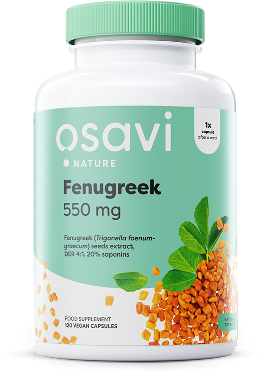 Osavi Fenugreek, 550mg 120 vcaps- Lillys Pharmacy and Health Store
