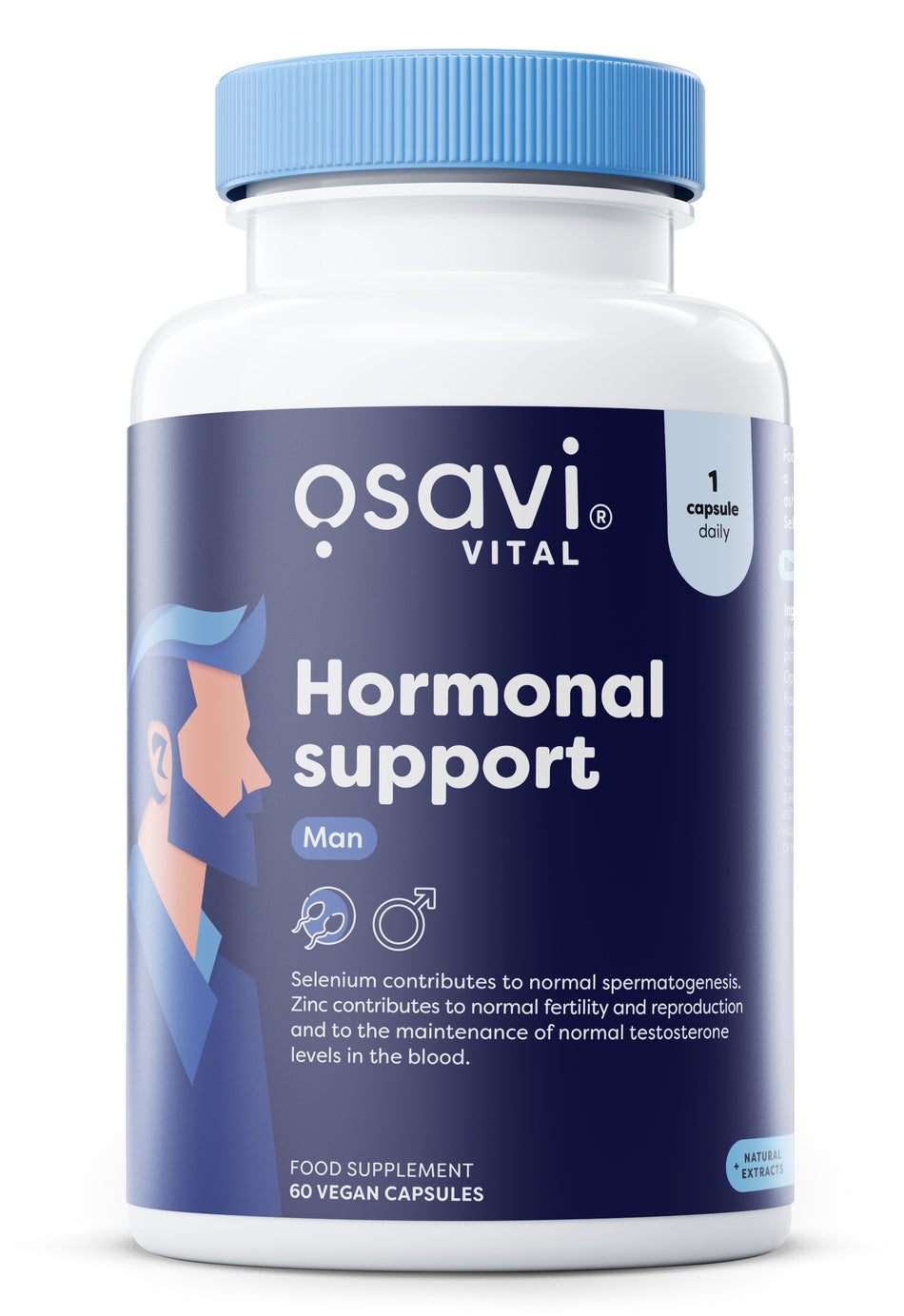 Osavi Hormonal Support Man 60 vegan caps- Lillys Pharmacy and Health Store