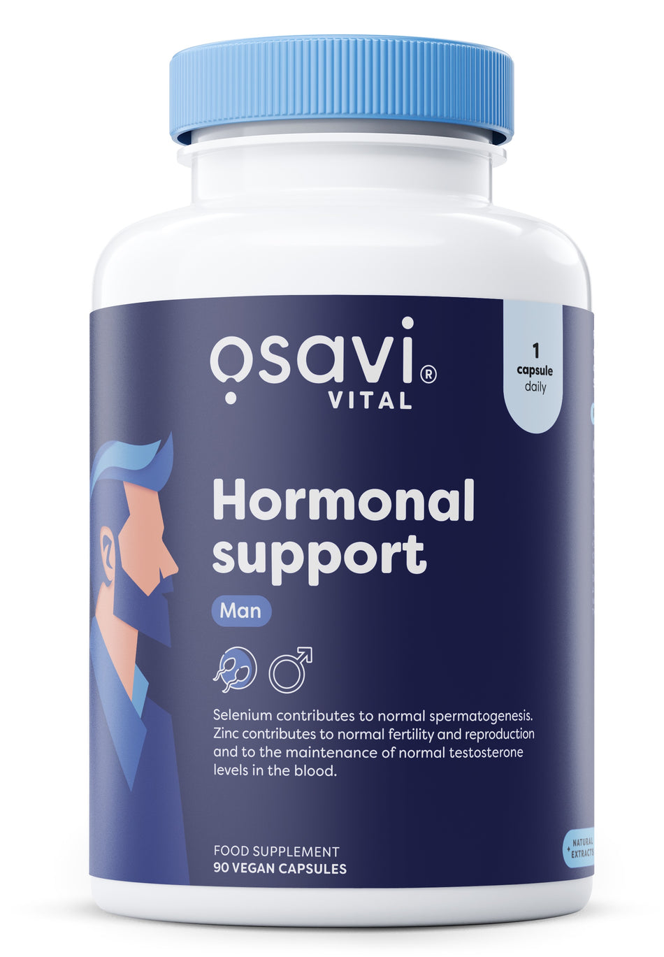 Osavi Hormonal Support Man 90 vegan caps- Lillys Pharmacy and Health Store