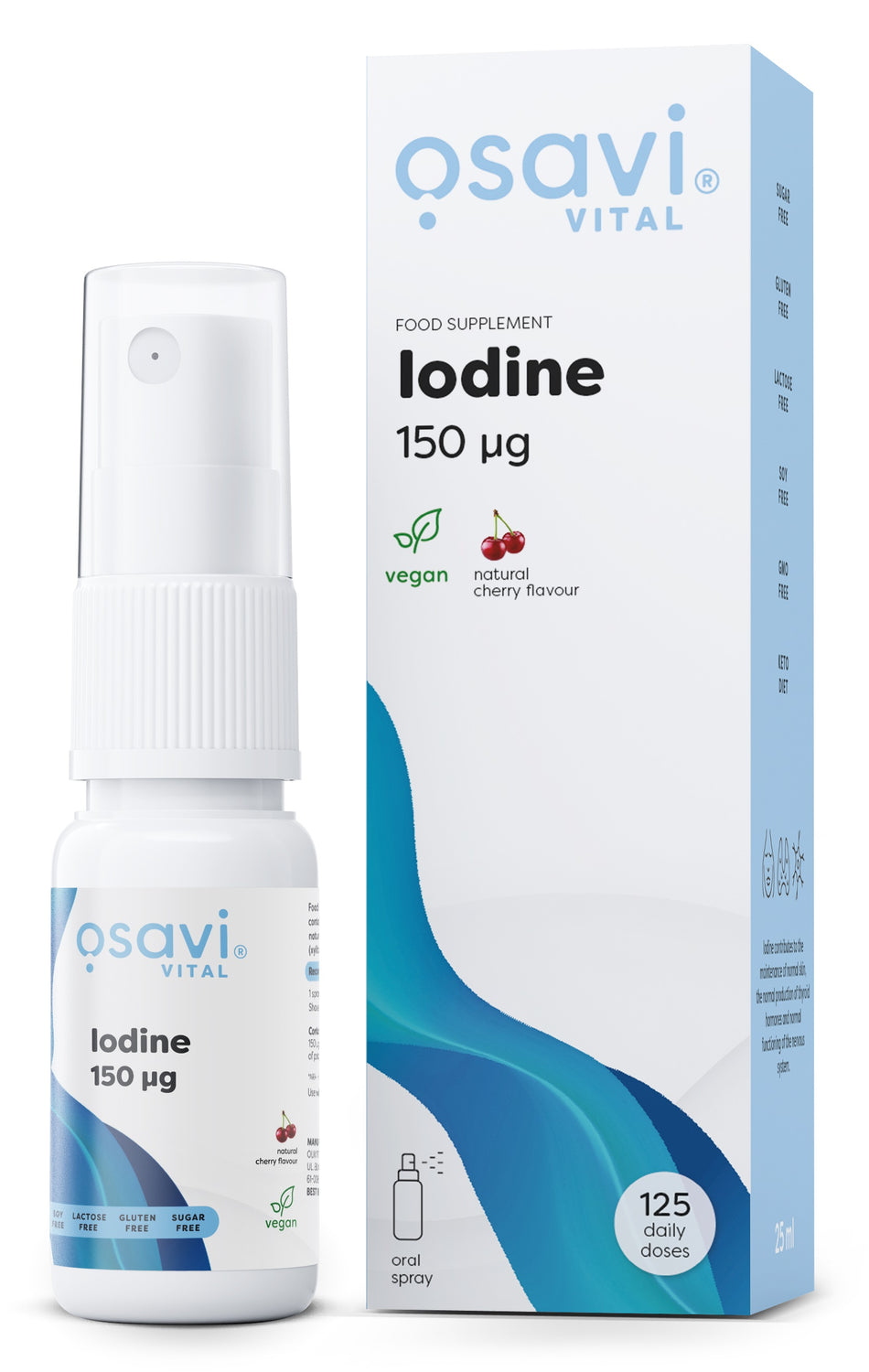 Osavi Iodine Oral Spray, 150mcg (Cherry) 25 ml- Lillys Pharmacy and Health Store