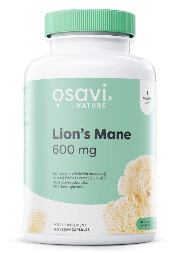 Osavi Lion's Mane, 600mg 120 vegan caps- Lillys Pharmacy and Health Store