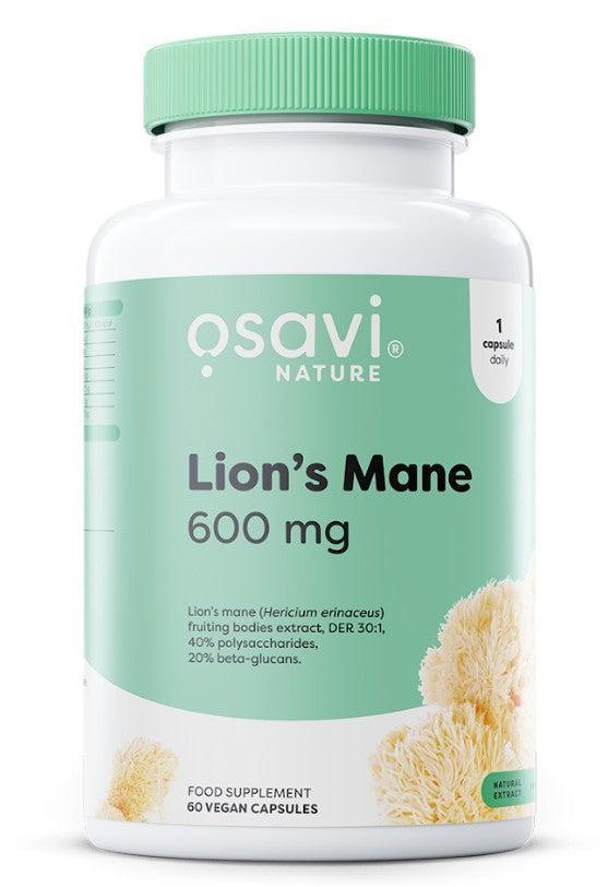 Osavi Lion's Mane, 600mg 60 vegan caps- Lillys Pharmacy and Health Store