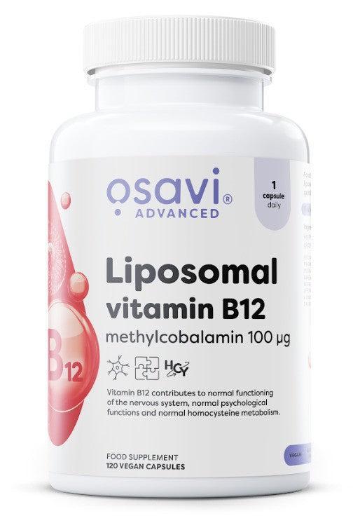 Osavi Liposomal Vitamin B12, Methylcobalamin 100mcg 120 vegan caps- Lillys Pharmacy and Health Store