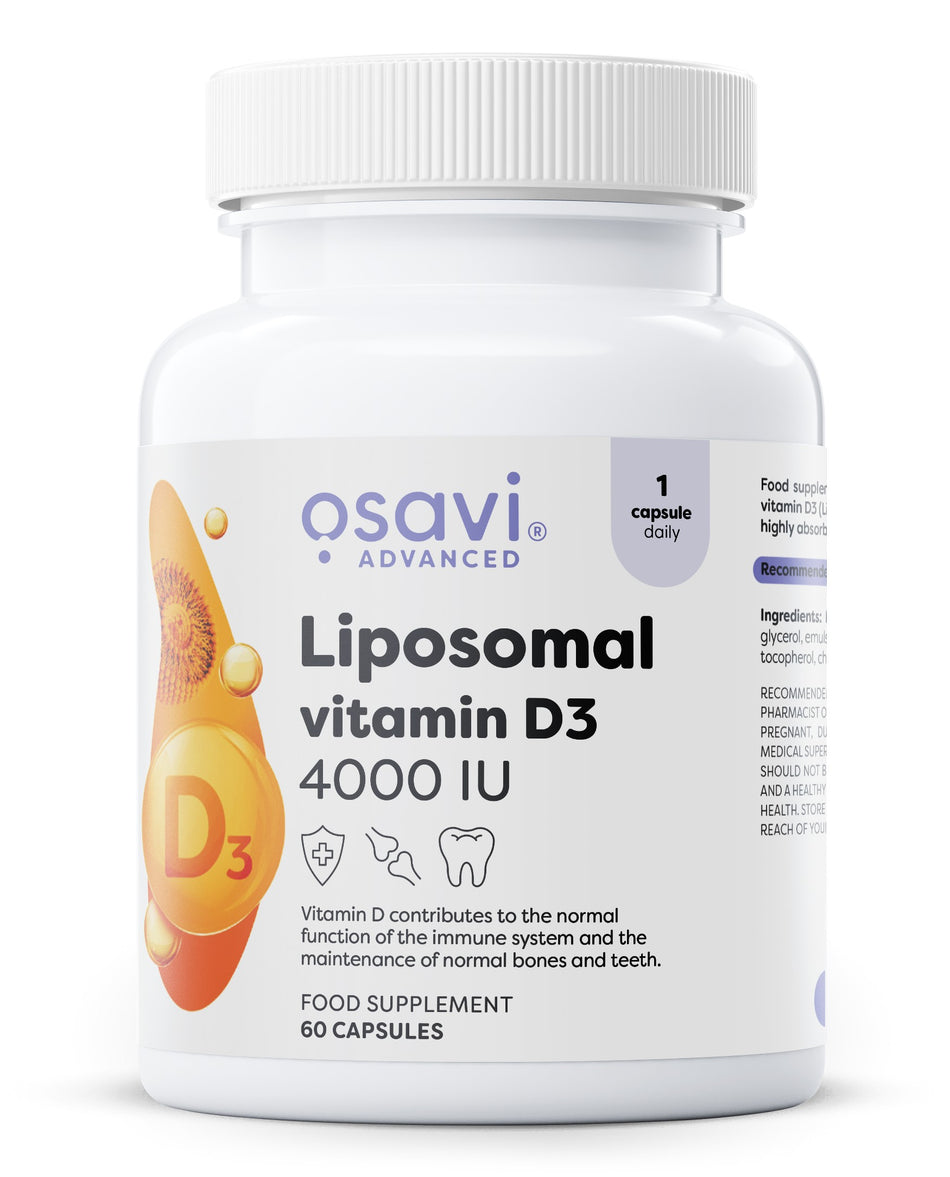 Osavi Liposomal Vitamin D3, 4000 IU 60 caps- Lillys Pharmacy and Health Store