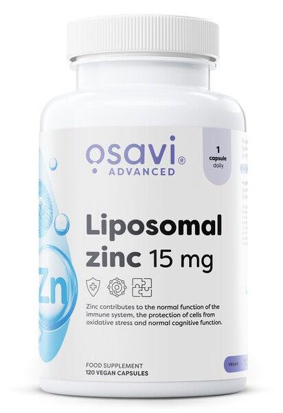 Osavi Liposomal Zinc, 15mg 120 vegan caps- Lillys Pharmacy and Health Store