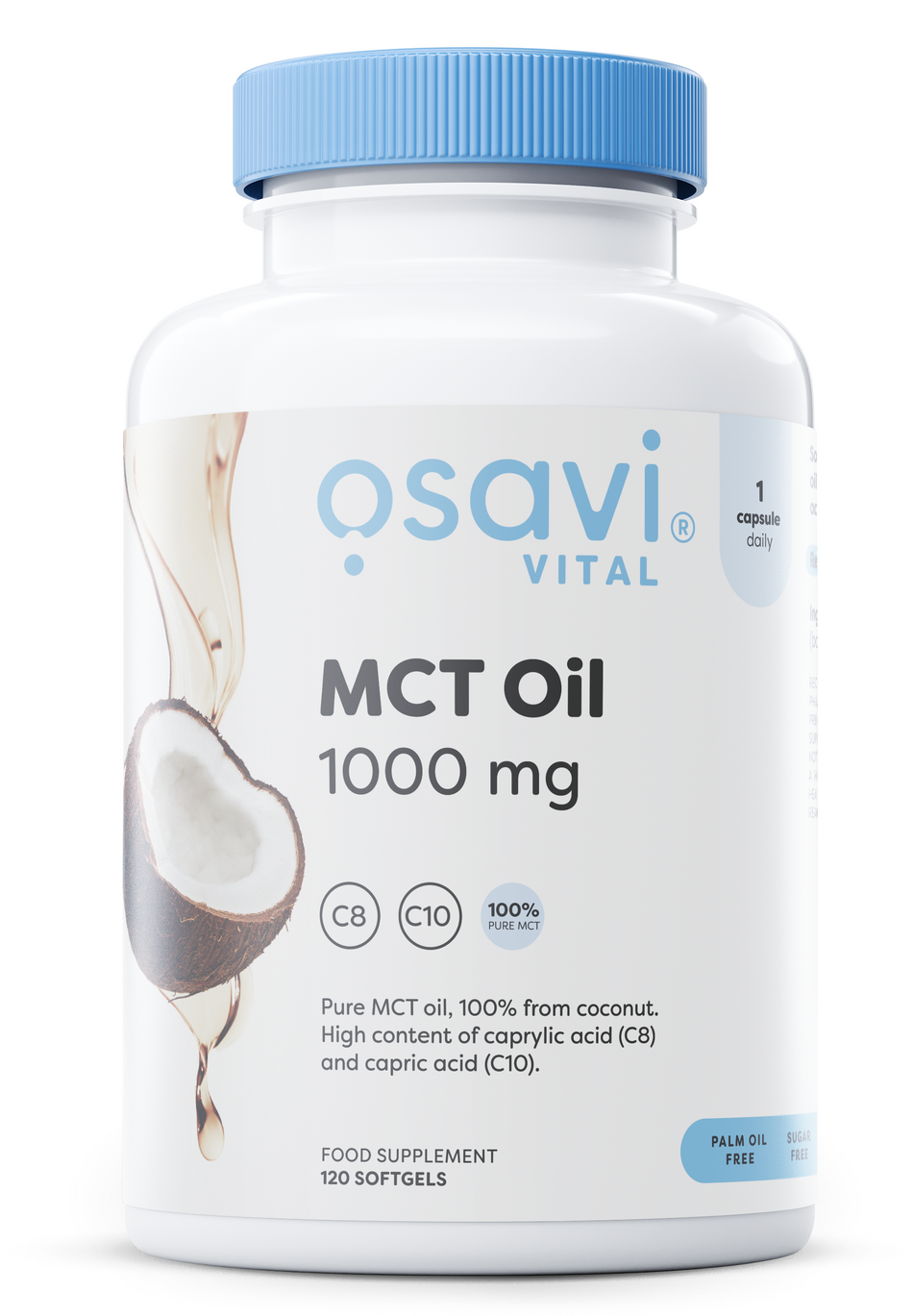 Osavi MCT Oil, 1000mg 120 softgels- Lillys Pharmacy and Health Store