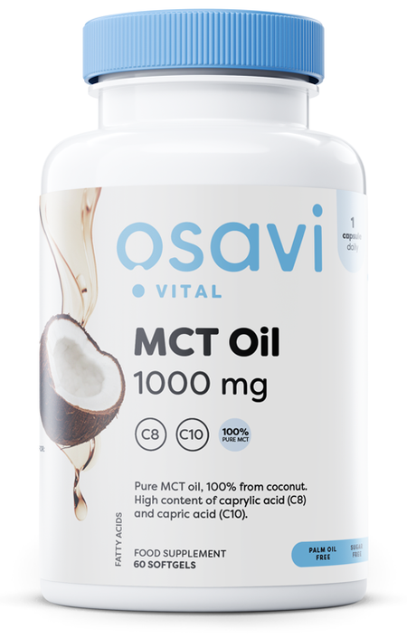 Osavi MCT Oil, 1000mg 60 softgels- Lillys Pharmacy and Health Store