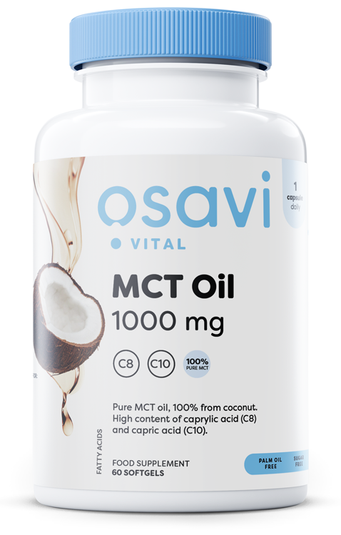 Osavi MCT Oil, 1000mg 60 softgels- Lillys Pharmacy and Health Store