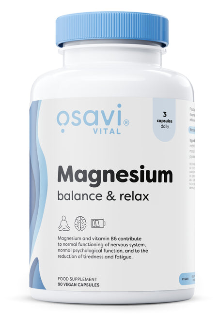 Osavi Magnesium Balance & Relax 90 vegan caps- Lillys Pharmacy and Health Store