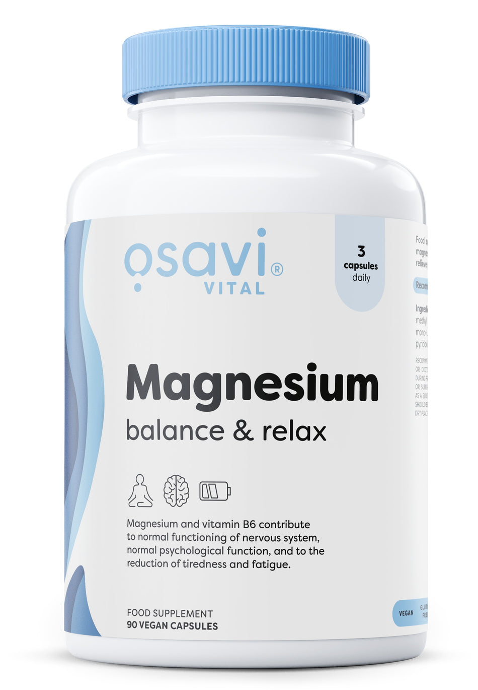 Osavi Magnesium Balance & Relax 90 vegan caps- Lillys Pharmacy and Health Store