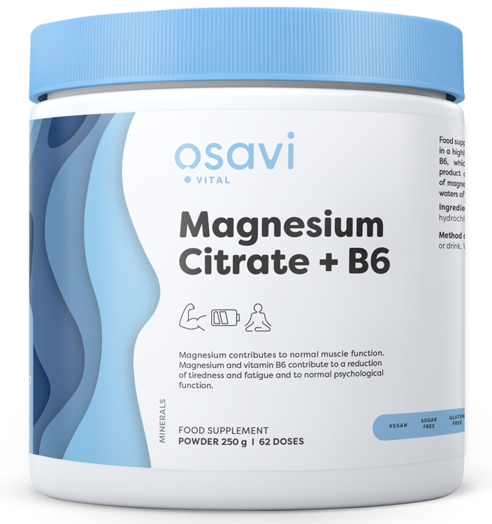 Osavi Magnesium Citrate + B6 Powder 250g- Lillys Pharmacy and Health Store