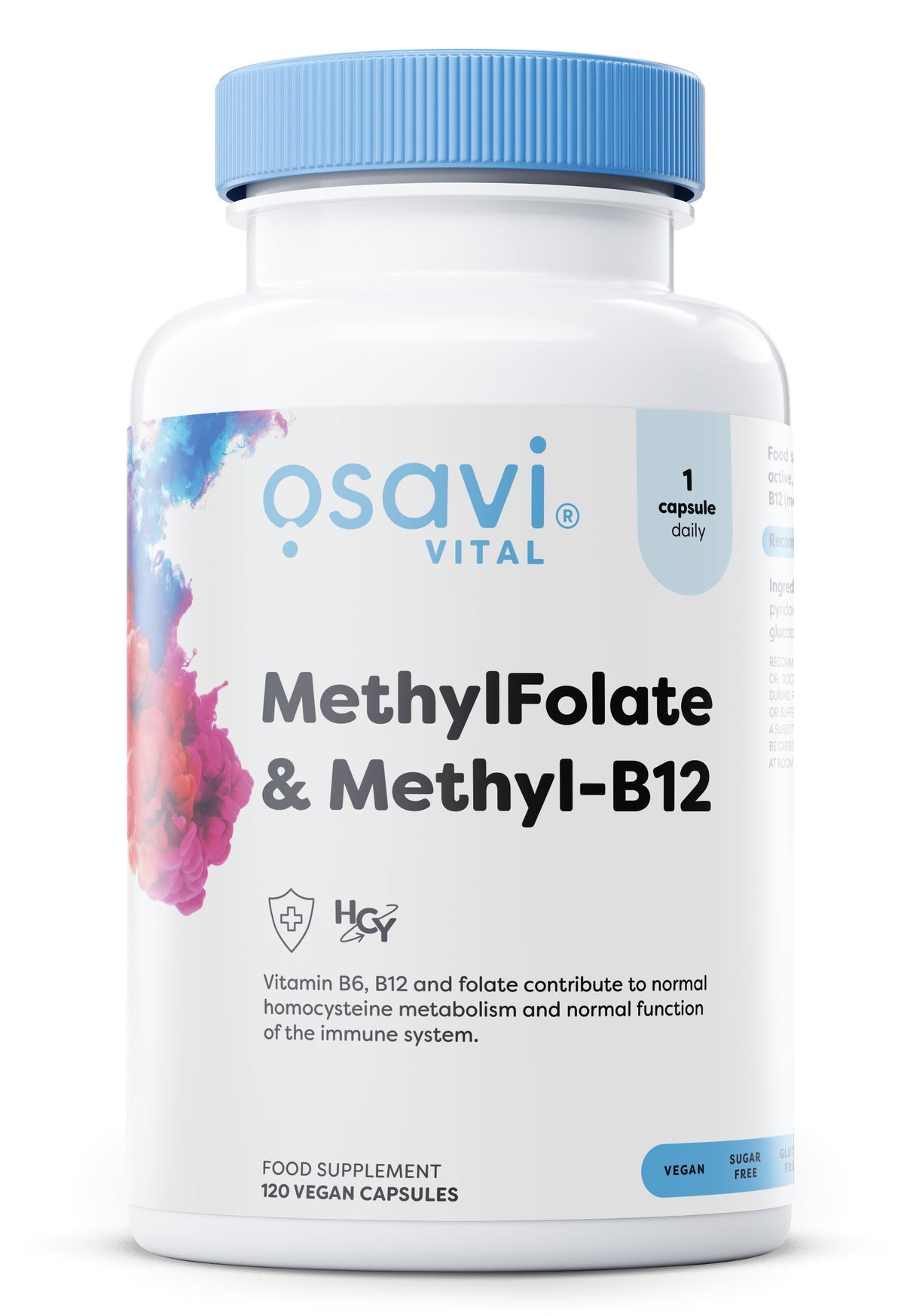 Osavi MethylFolate & MethylB12 120 vegan caps- Lillys Pharmacy and Health Store