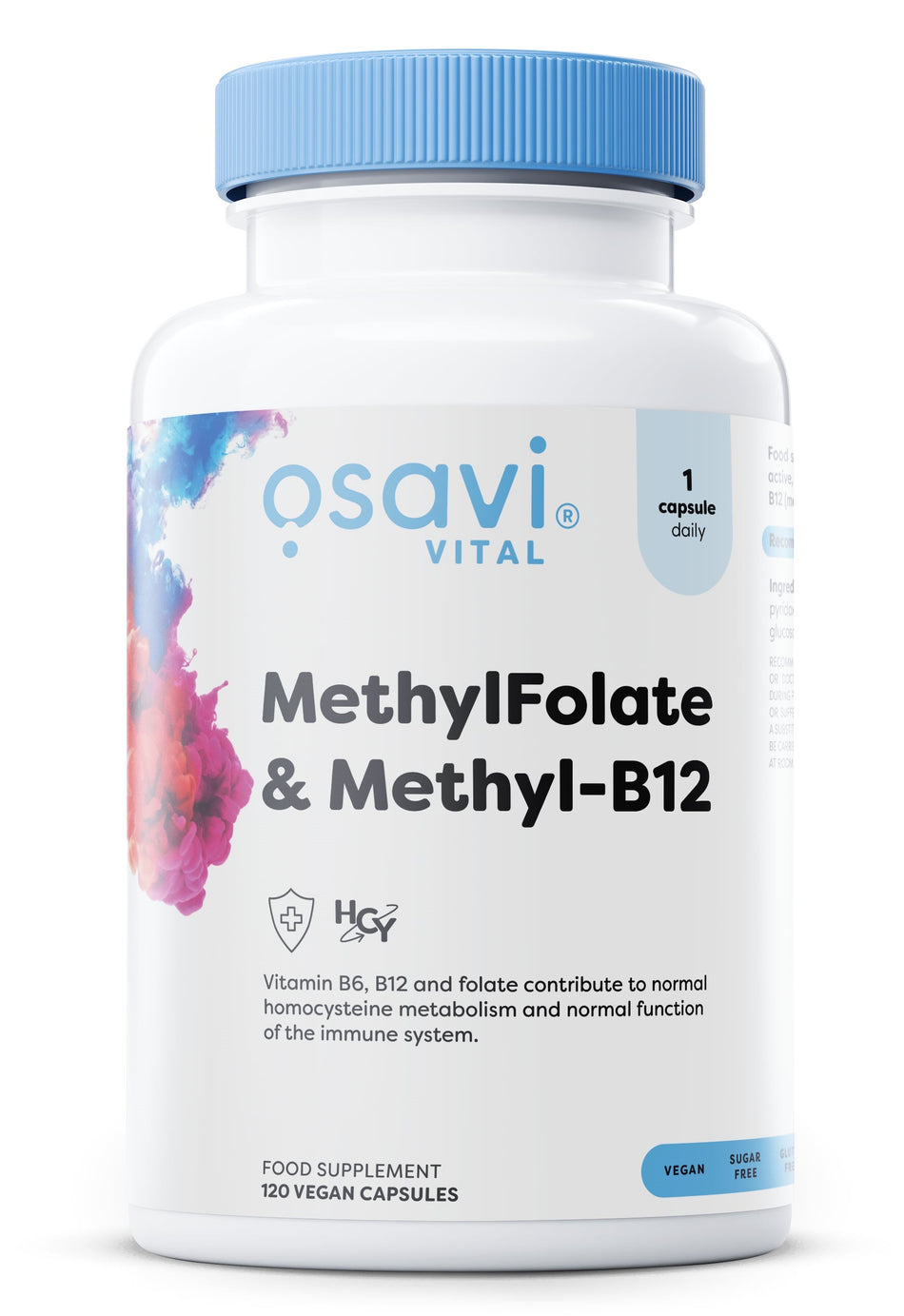 Osavi MethylFolate & MethylB12 120 vegan caps- Lillys Pharmacy and Health Store