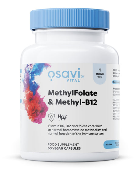 Osavi MethylFolate & MethylB12 60 vegan caps- Lillys Pharmacy and Health Store