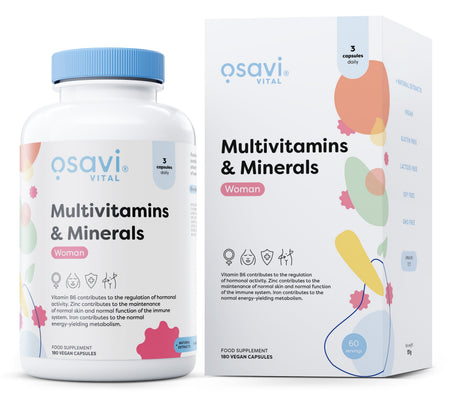 Osavi Multivitamins & Minerals Woman 180 vegan caps- Lillys Pharmacy and Health Store