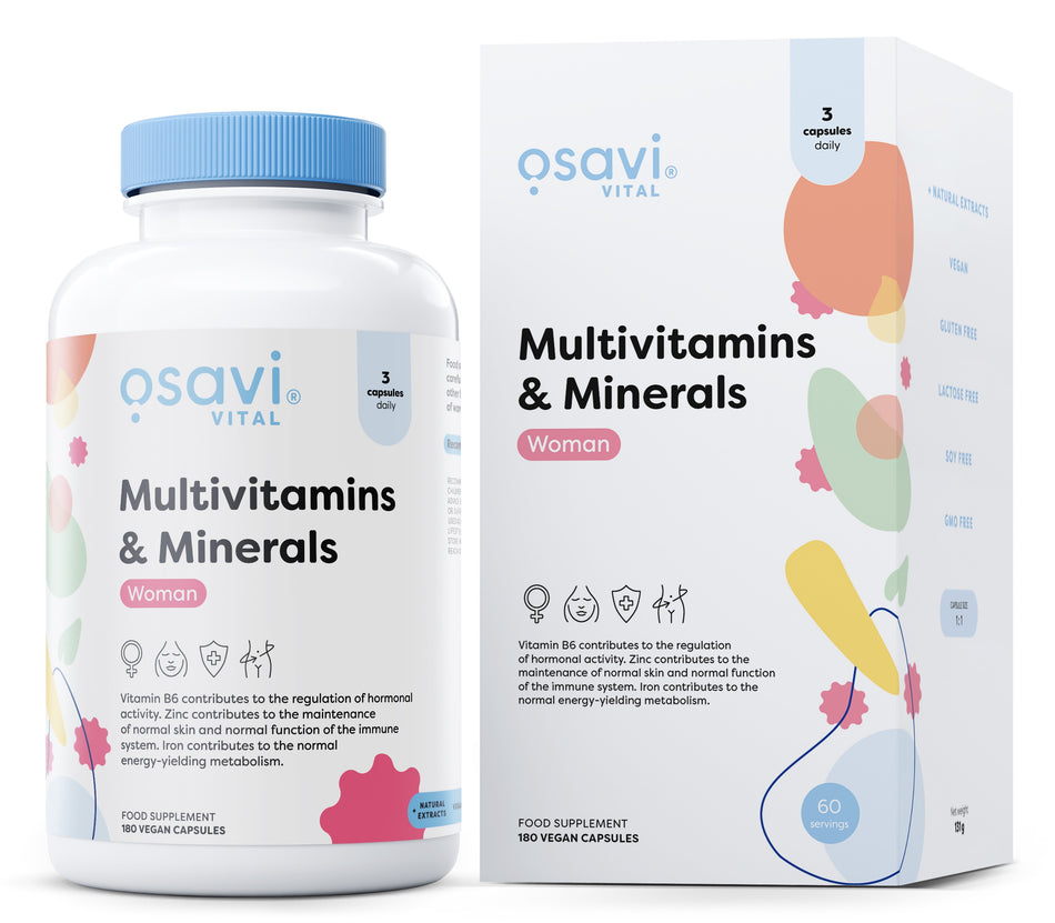 Osavi Multivitamins & Minerals Woman 180 vegan caps- Lillys Pharmacy and Health Store