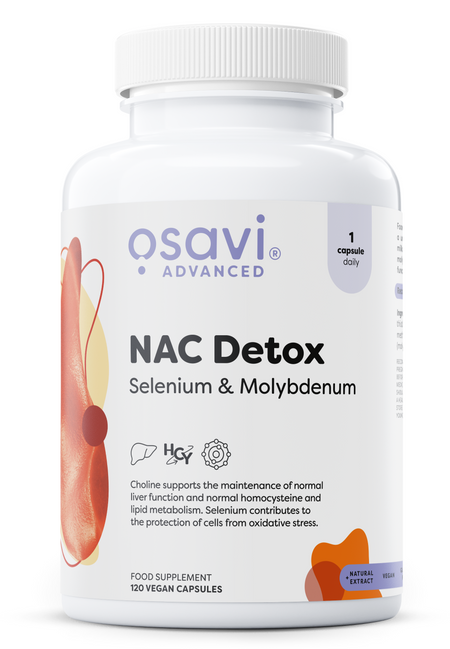 Osavi NAC Detox, Selenium & Molybdenum 120 vegan caps- Lillys Pharmacy and Health Store