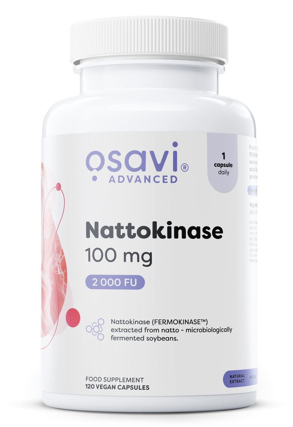 Osavi Nattokinase, 100mg 120 vegan caps- Lillys Pharmacy and Health Store