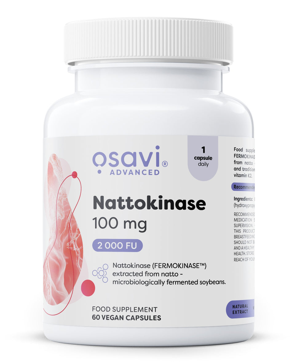 Osavi Nattokinase, 100mg 60 vegan caps- Lillys Pharmacy and Health Store