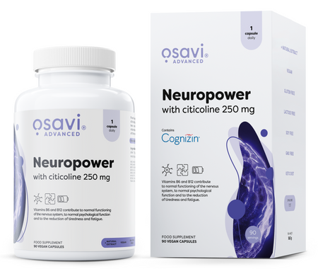 Osavi Neuropower with Citicoline, 250mg 90 vegan caps- Lillys Pharmacy and Health Store
