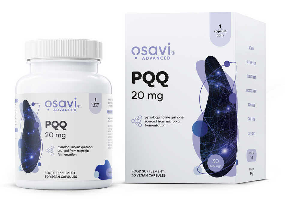 Osavi PQQ, 20mg 30 vegan caps- Lillys Pharmacy and Health Store