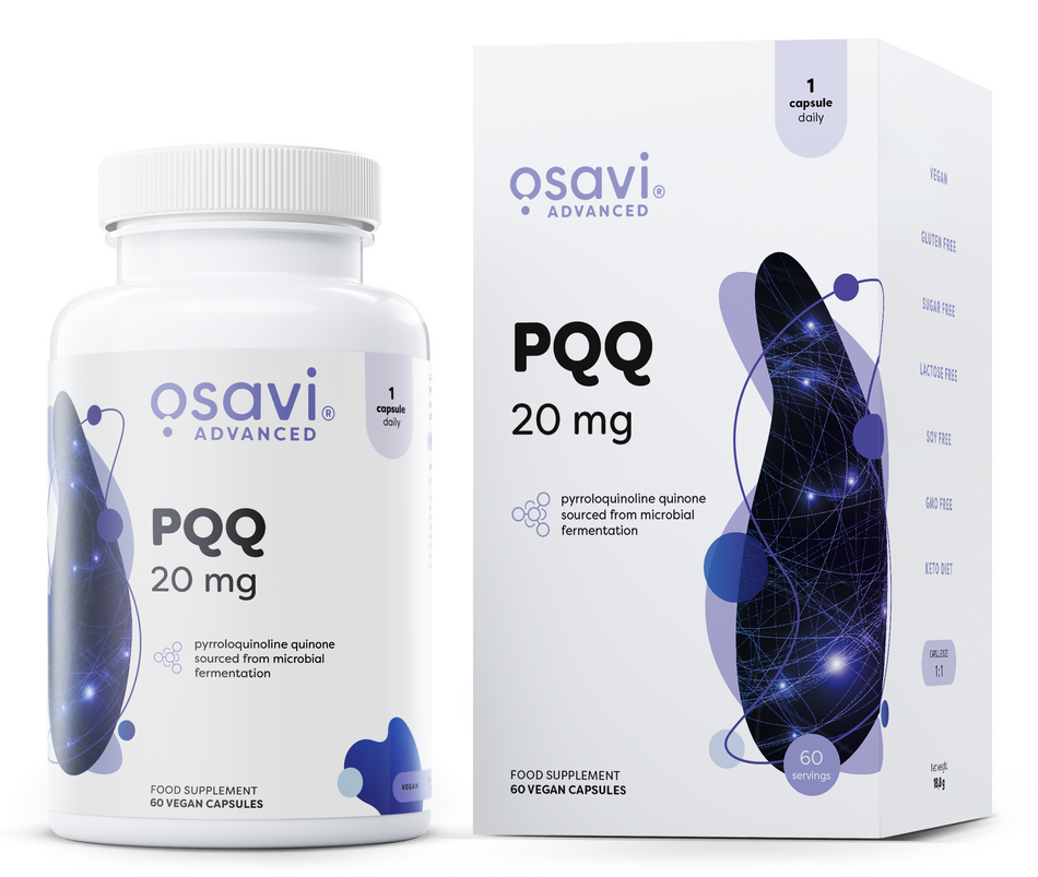 Osavi PQQ, 20mg 60 vegan caps- Lillys Pharmacy and Health Store