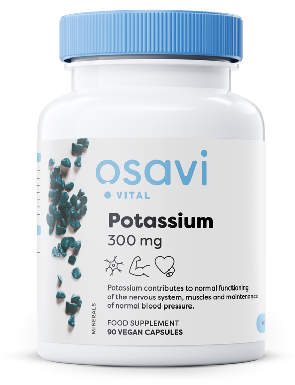 Osavi Potassium, 300mg 90 vegan caps- Lillys Pharmacy and Health Store