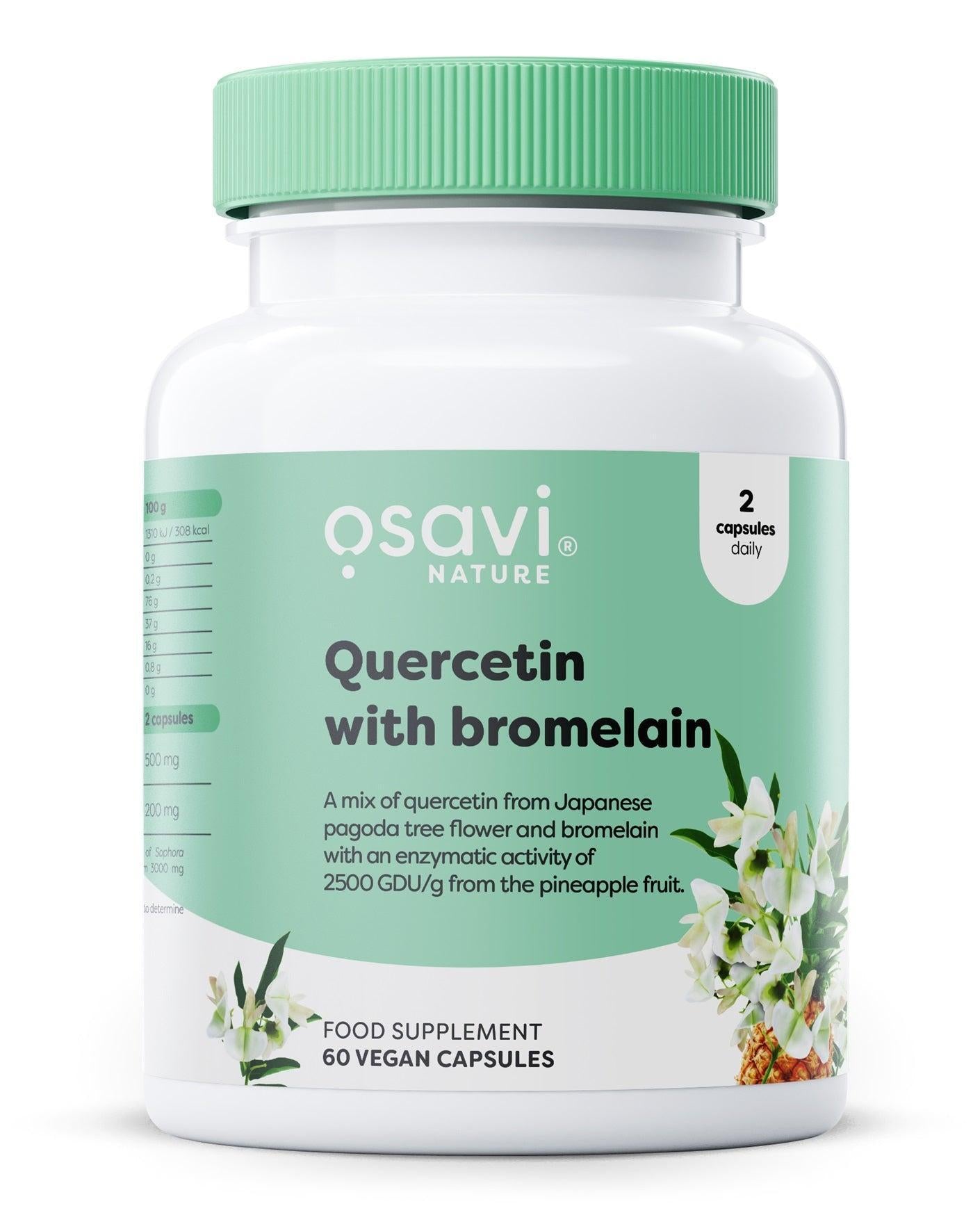 Osavi Quercetin with Bromelain 60 vegan caps- Lillys Pharmacy and Health Store