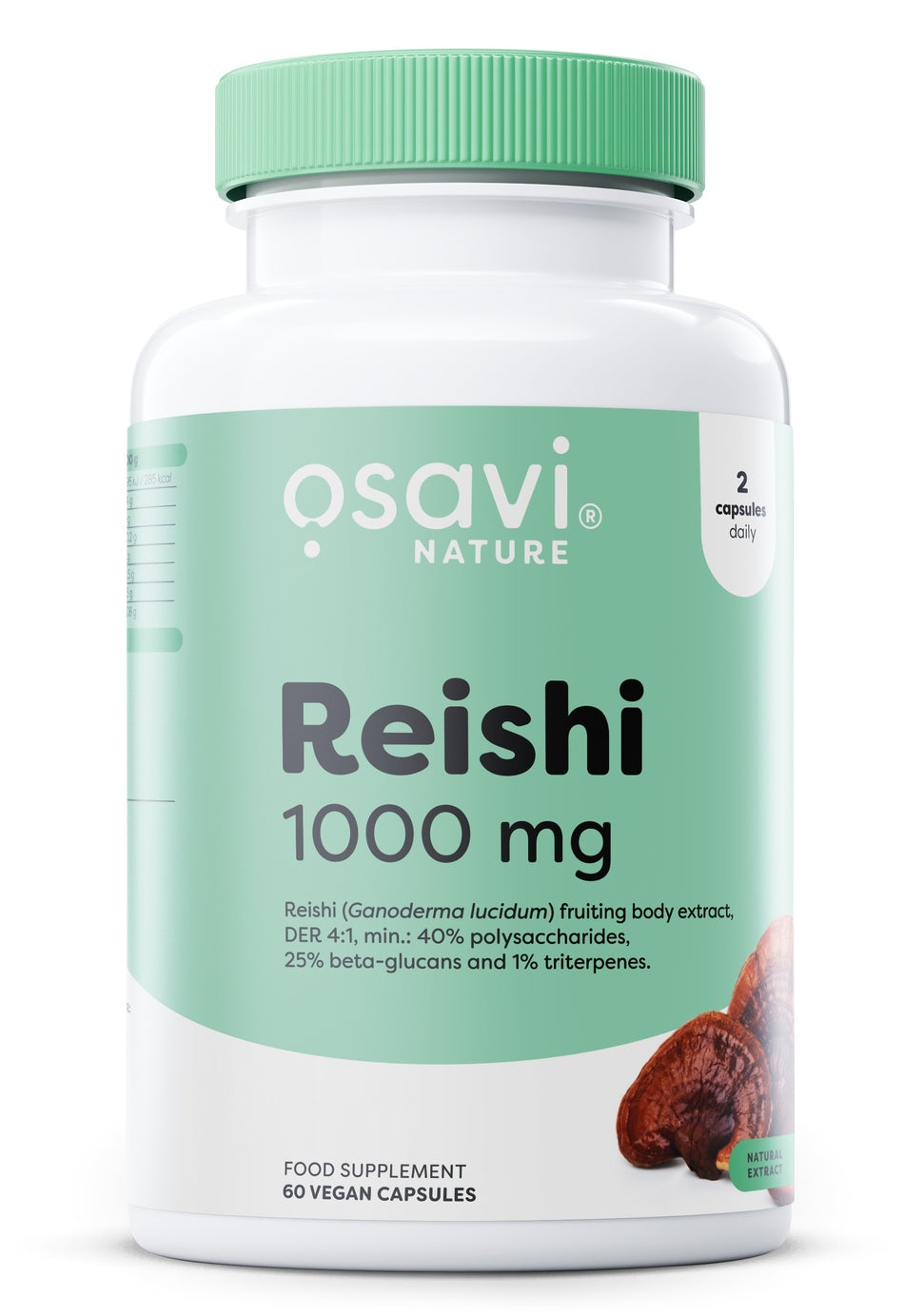 Osavi Reishi, 1000 mg 60 vegan caps- Lillys Pharmacy and Health Store