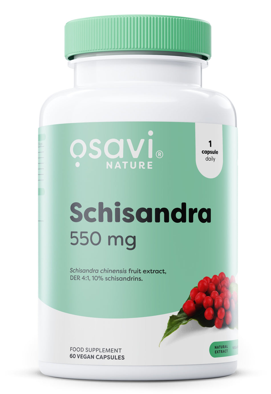 Osavi Schisandra, 550 mg 60 vegan caps- Lillys Pharmacy and Health Store
