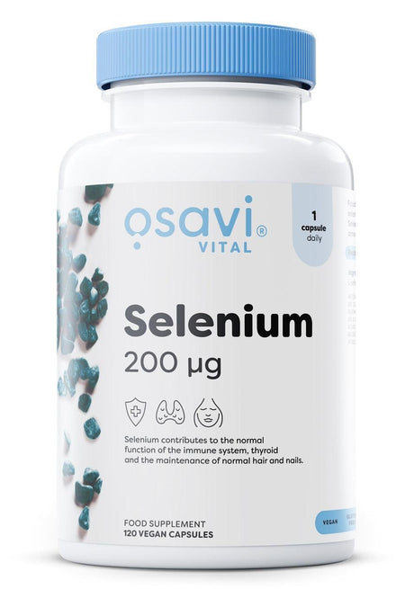 Osavi Selenium, 200mcg 120 vegan caps- Lillys Pharmacy and Health Store