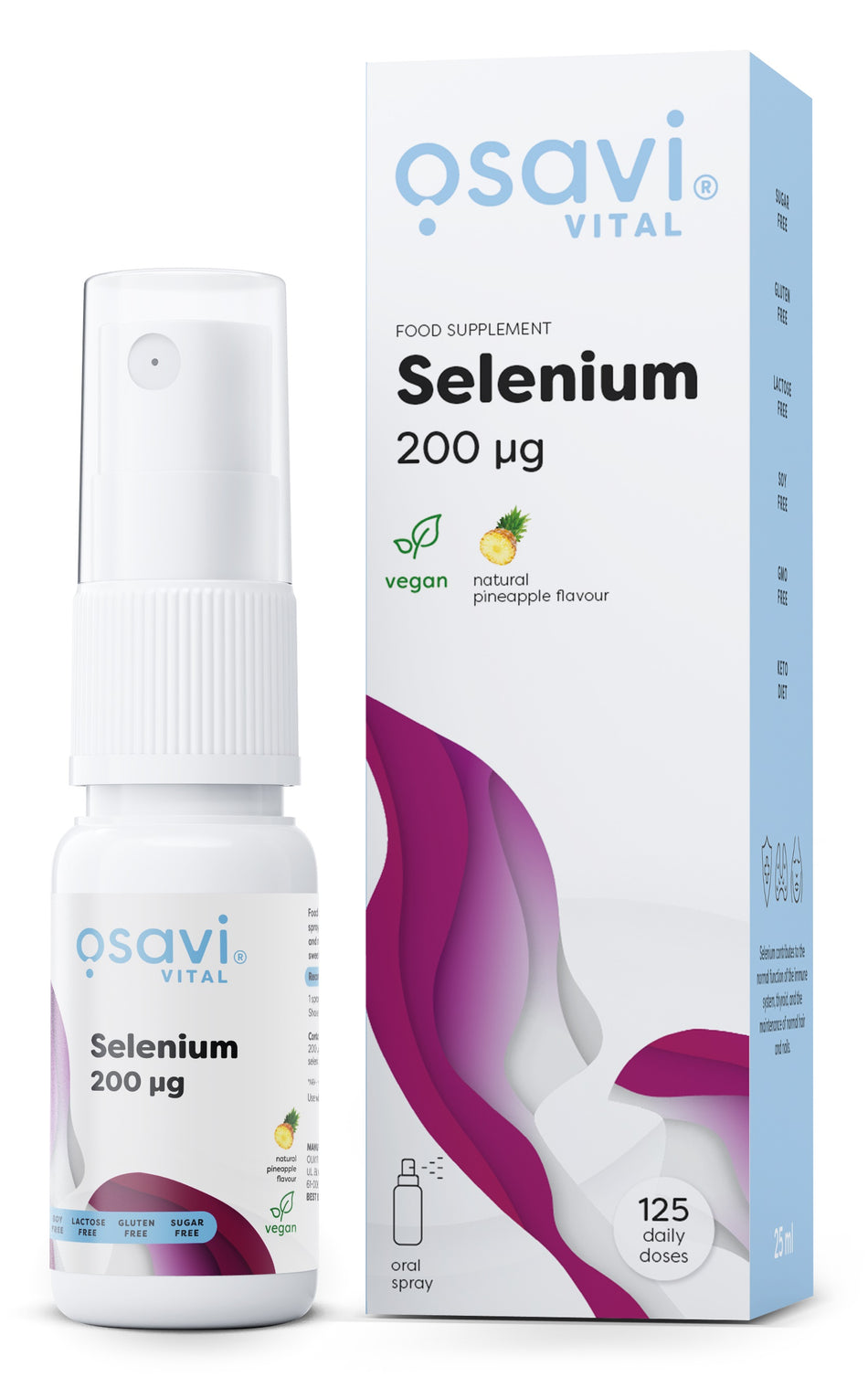 Osavi Selenium Oral Spray, 200mcg (Pineapple) 25 ml- Lillys Pharmacy and Health Store