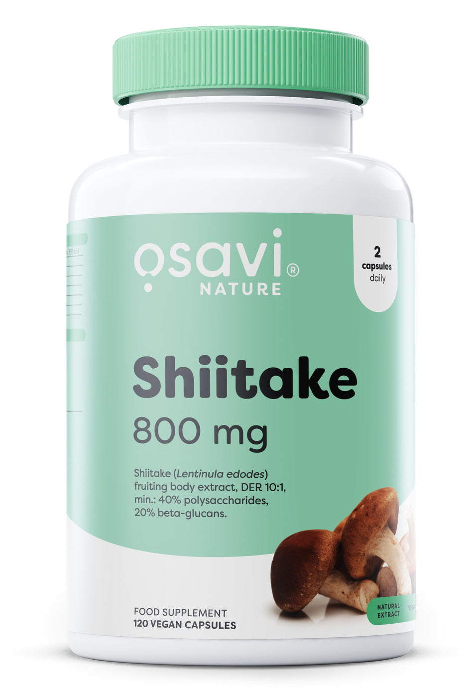 Osavi Shiitake, 800mg 120 vegan caps- Lillys Pharmacy and Health Store