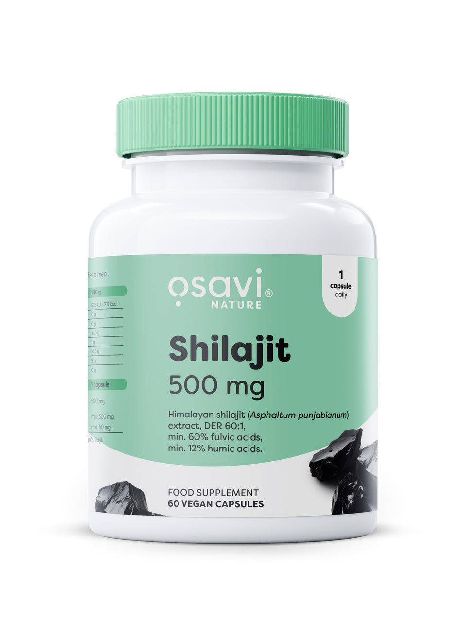 Osavi Shilajit, 500mg 60 vegan caps- Lillys Pharmacy and Health Store