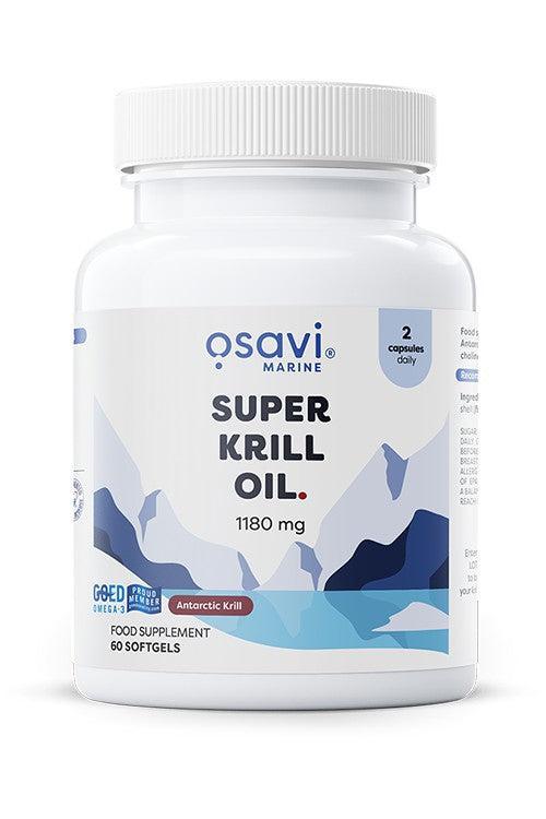 Osavi Super Krill Oil, 1180mg 60 softgels- Lillys Pharmacy and Health Store