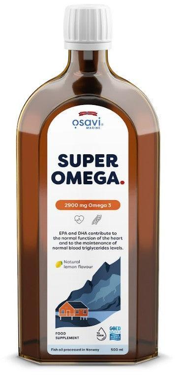 Osavi Super Omega, 2900mg Omega 3 (Lemon) 500 ml- Lillys Pharmacy and Health Store