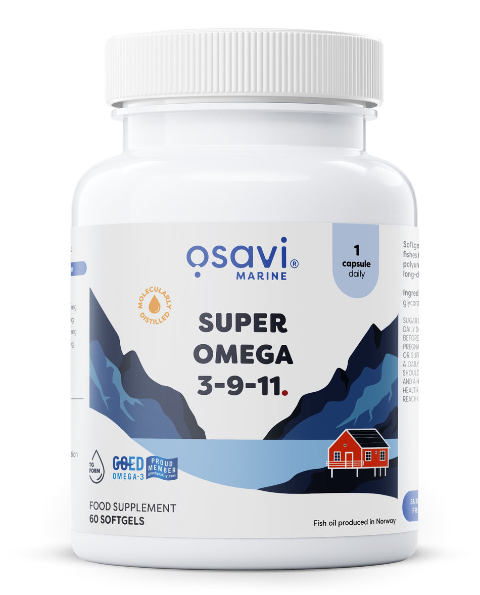 Osavi Super Omega 3 - 9 - 11 - 60 softgels
